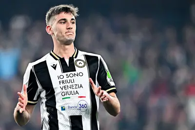 Lorenzo Lucca, attaccante dell'Udinese