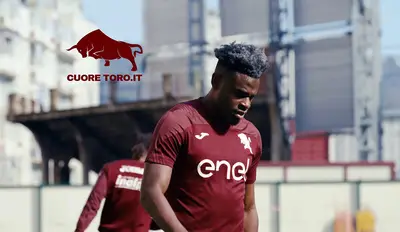 Duvan Zapata, allenamento del Filadelfia - Torino Fc