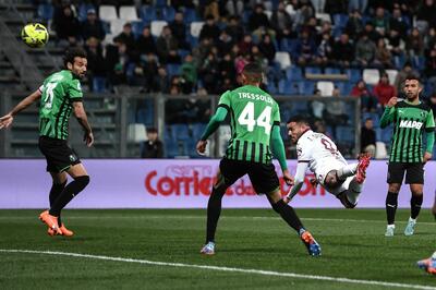 Antonio Sanabria realizza il gol contro il Sassuolo (ph. Image Sport)