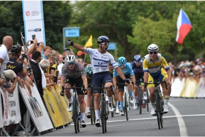 Itamar Einhorn è il primo leader del Czech Tour ©Czech Tour