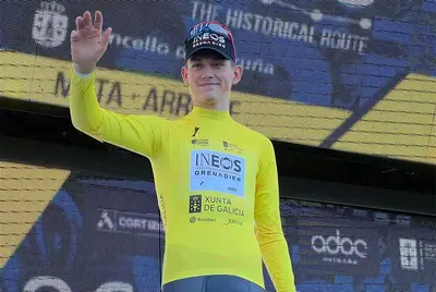 Joshua Tarling, primo lider della O Gran Camiño 2024 © O Gran Camiño