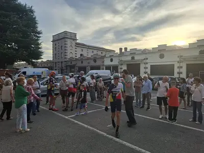 L'arrivo a Gallarate