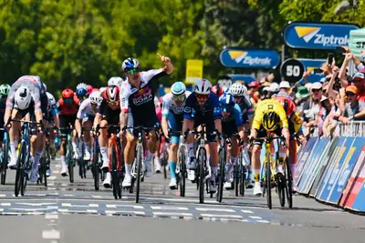 Sam Welsford vince la quarta tappa in carriera al Tour Down Under © Santos Tour Down Under