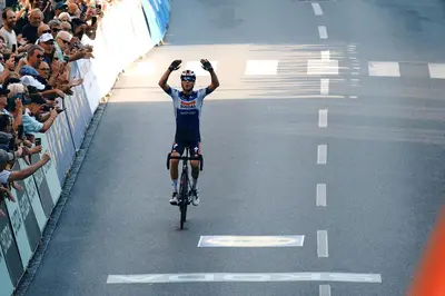 Mauri Vansevenant vince la terza tappa del Tour de Luxembourg 2024 © ŠKODA TOUR DE LUXEMBOURG via X