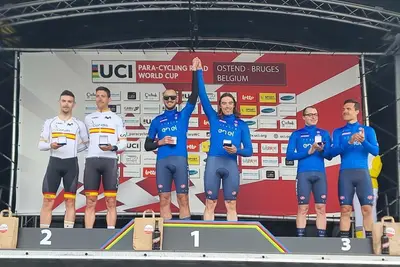 Lorenzo Bernard e Paolo Totò vincono nella prima tappa di Coppa del Mondo a Ostenda ©Federciclismo