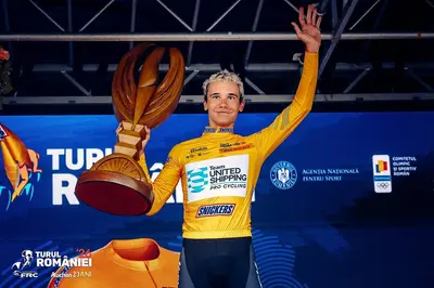 Barnabás Vas vince il Tour of Romania © Turul Romaniei/Traian Olinici
