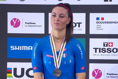 Rachele Barbieri medaglia d'argento nell'Eliminazione ai Mondiali su pista 2022