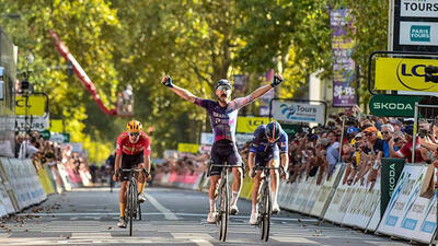 Riley Sheehan vince la Parigi - Tours 2023 © ASO