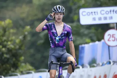 Paul Double ha vinto in solitaria la tappa regina del Tour of Guangxi 2025 (© Sprint Cycling)