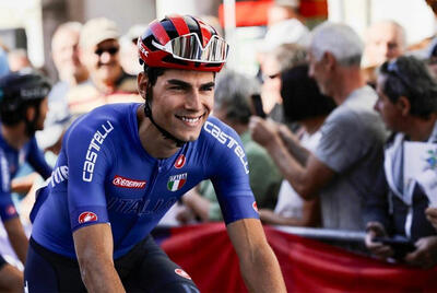 Filippo Baroncini in maglia azzurra © UAE Team Emirates
