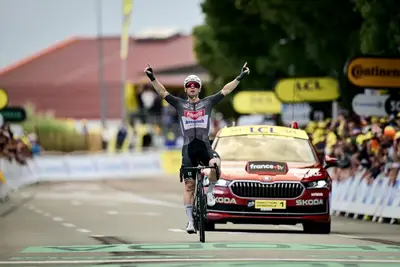 Kaden Groves vince la 20esima tappa del Tour de France 2025 a Pontarlier ©Le Tour via X