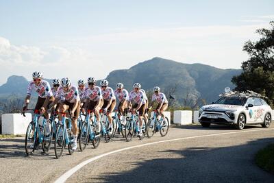 Il team AG2R Citroën si prepara per il 2023 © AG2R Citroën Twitter-Vincent Curutchet