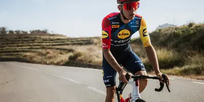 Thibau Nys, impegnato nel training camp della Lidl-Trek di dicembre 2025