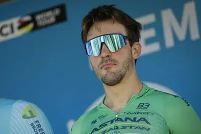 Alberto Bettiol qui con la maglia dell'Astana Qazaqstan Team © Cor Vos
