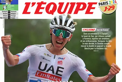 Tadej Pogacar è già sulle prime pagine del Tour de France