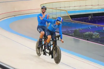 Lorenzo Bernard e Davide Plebani alle Paralimpiadi di Parigi 2024 © Lorenzo Bernard | PLY via IG