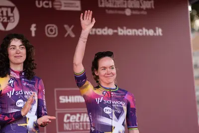 Anna van der Breggen insegue la prima vittoria stagionale alla Brabantse Pijl ©Team SD Worx-Protime