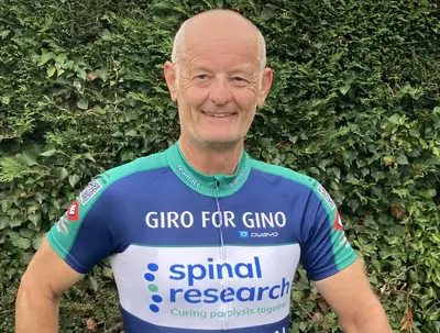 Colin Fisher e la ricerca spinale in onore di Gino © Colin Fisher via Facebook