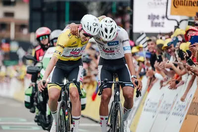 Pogačar e Del Toro sul traguardo ©Tour de France