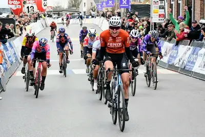 Julie De Wilde, vincitrice del GP Oetingen, tra le favorite per la Nokere Koerse ©Fenix-Deceuninck-Guido Demeyer