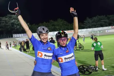 Martina Fidanza e Chiara Consonni durante la GP Internazionali di Fiorenzuola – 6 Giorni delle Rose Bianche ©Claudio Cavalli