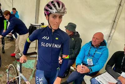 Urška Žigart alla Tre Valli Varesine 2025 ©tadejpogacarfanclub