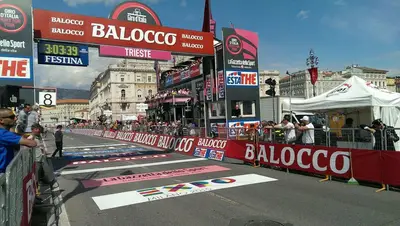 Il gran finale a Trieste del Giro d'Italia 2024 © Giro d'Italia