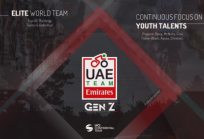 Il nuovo progetto della UAE Gen Z ©UAE Team Emirates