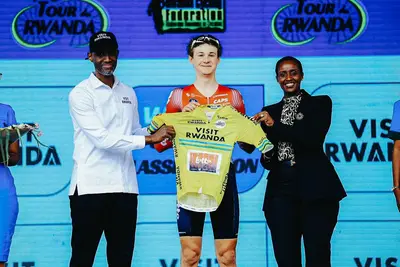 Aldo Taillieu ha vinto il prologo del Tour du Rwanda 2025 © via X @lottocycling_
