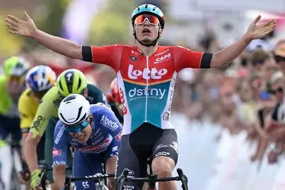 Arnaud De Lie vince i campionati nazionali belgi ©Orbea via IG