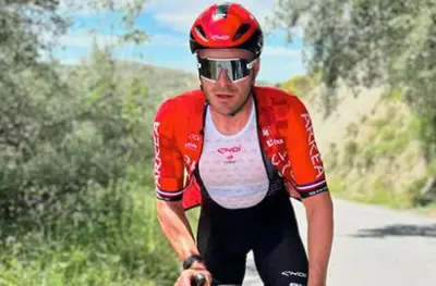 Florian Senechal si allena dopo la caduta