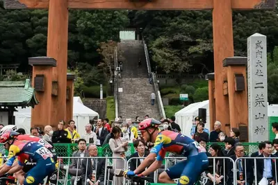 Jonathan Milan alla Utsunomiya Japan Cup Criterium ©Kei Tsuji