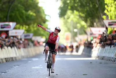 Prima vittoria in carriera per Hannah Ludwig ©Team Cofidis-GettySport