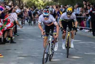 Primož Roglič e Remco Evenepoel alla Volta Ciclista a Catalunya 2023 © SBS Sport