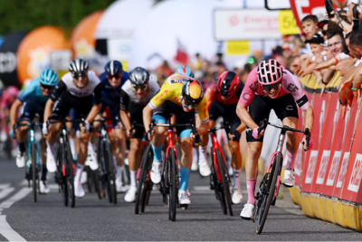 Marijn van den Berg si impone nella quinta tappa; era arrivato secondo ieri a Opole. © EF Education-Easypost Twitter