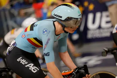 Lotte Kopecky agli Europei di Apeldoorn 2024©BELCyclingTeam