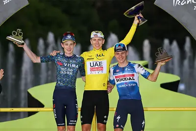 Jonas Vingegaard, Tadej Pogacar e Remco Evenepoel saranno al Giro del Delfinato © UCI Cycling-Getty