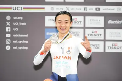 Kazushige Kuboki, argento nell'omnium ai mondiali di Santiago © UCI Chile 2025