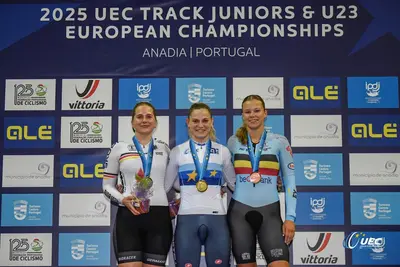 Sara Fiorin medaglia d'oro agli Europei di Anadia ©UEC Cycling