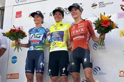 Il podio dell'edizione 2025 © Tour de Romandie