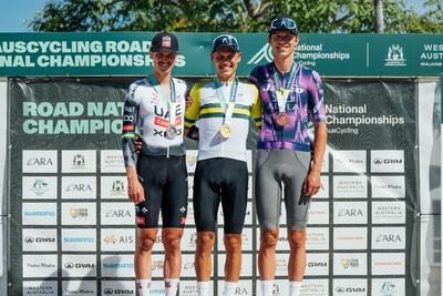 Luke Plapp ha confermato il titolo nazionale a cronometro conquistato lo scorso anno © via X @GreenEDGEteam