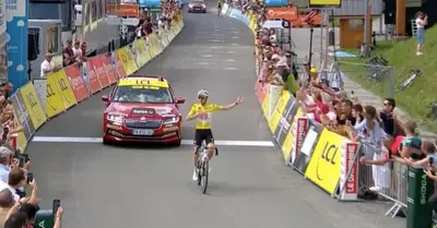 Il successo di Pogacar nella settima tappa del Giro del Delfinato (@criteriumdudauphine, via X)