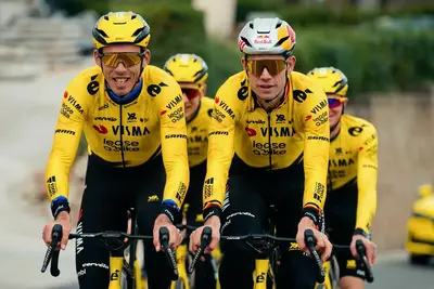 Christophe Laporte e Wout Van Aert ©Team Visma Lease a Bike