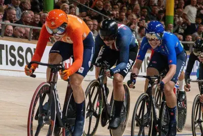 Wiebes vince lo Scratch ai mondiali di Ballerup 2024 ©TeamNL via IG
