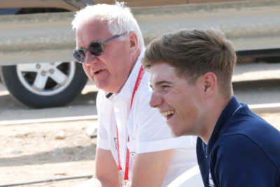 Patrick Lefevere e Remco Evenepoel si preparano a sfidare la corazzata Jumbo-Visma. © Yuzuru Sunada