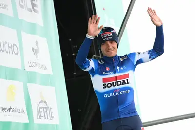 Remco Evenepoel durante il Tour of Britain © Soudal Quick-Step
