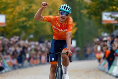 Frits Biesterbos conquista il secondo posto ai Campionati del Mondo Gravel © TeamNL Wielersport