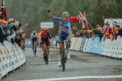 Axel Laurance vince la seconda tappa del Tour of Norway 2024 (©Simon Gruchalski)