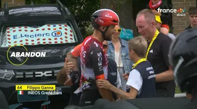 Filippo Ganna è costretto al ritiro durante la prima tappa del Tour de France 2025
