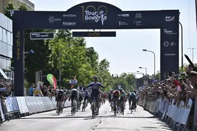 Danny van Poppel vince a Győr ©Tour de Hongrie